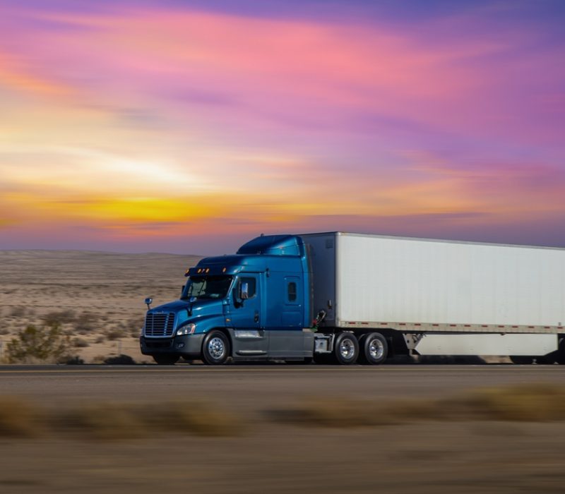 Semi,Trucks,On,Road,,Usa.,Trucking,In,Nevada,,Usa,-